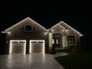 Warm white LED Christmas lights